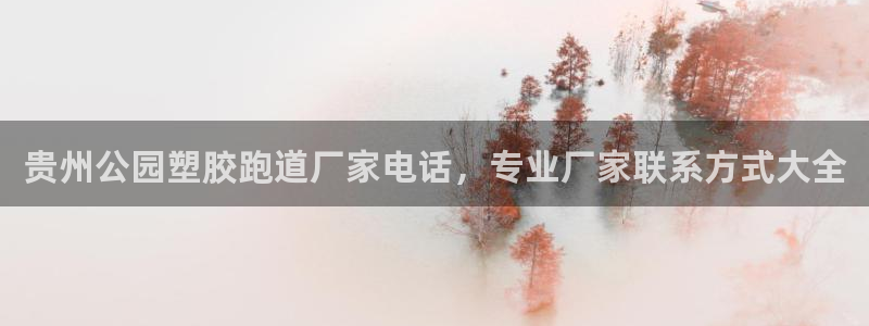 红足1一世：贵州公园塑胶跑道厂家电话，专业厂家联系方式大全
